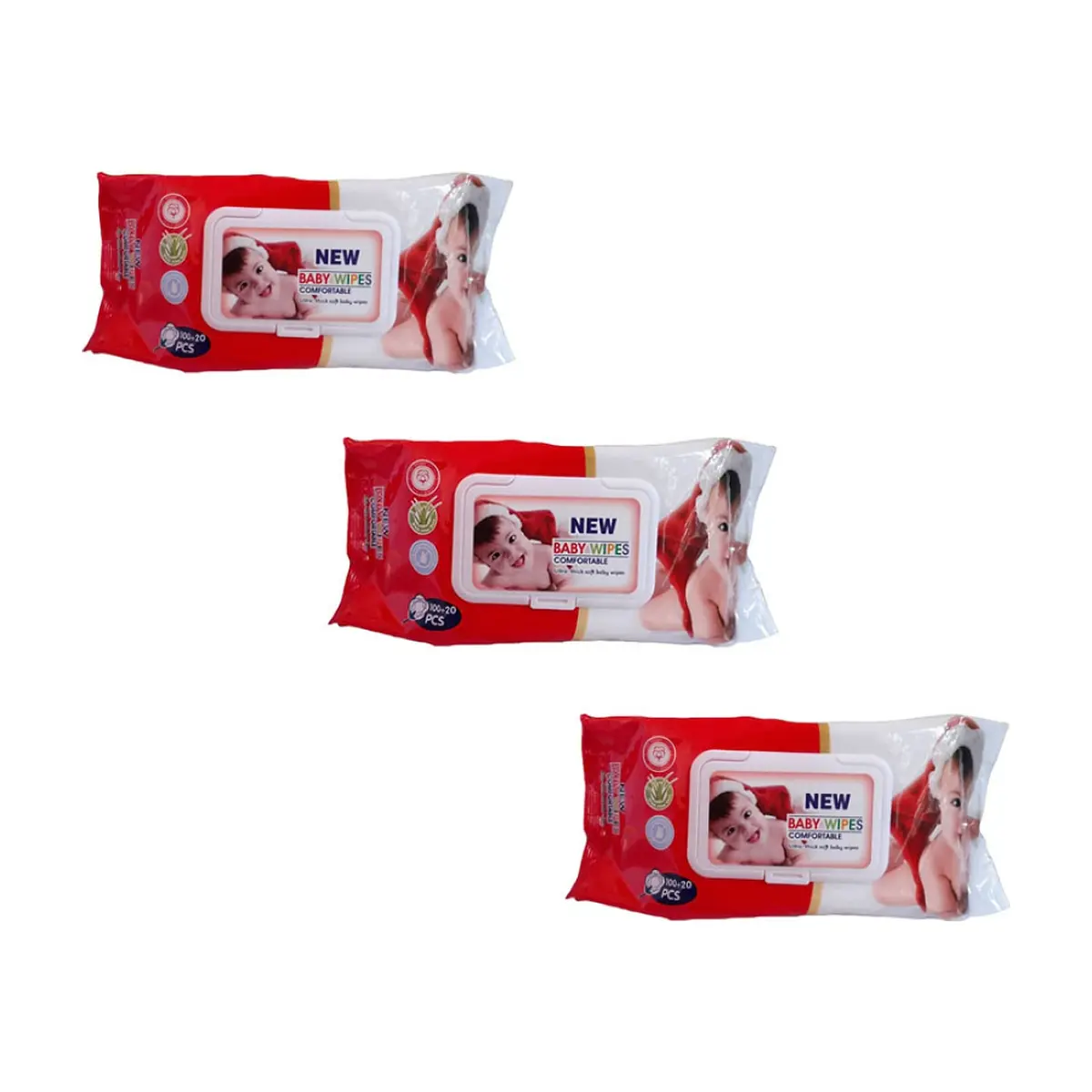 Toallitas húmedas para bebé Baby Wipes (3 x 120 U) - Imagen 1