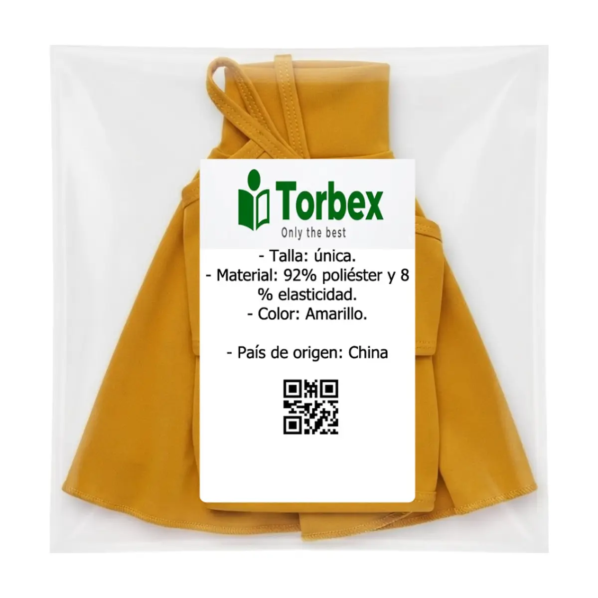 Conjunto amarillo de blusa y saya para niñas Torbex - Miniatura 2