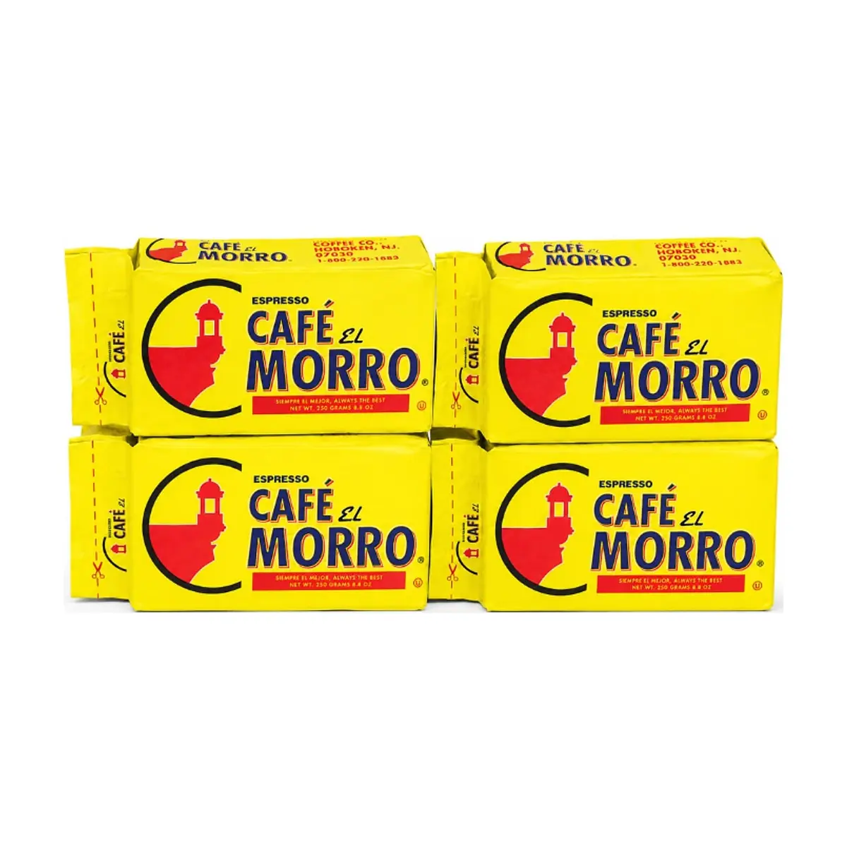 Café espresso El Morro ( 4 x 250 g / 8.8 oz)