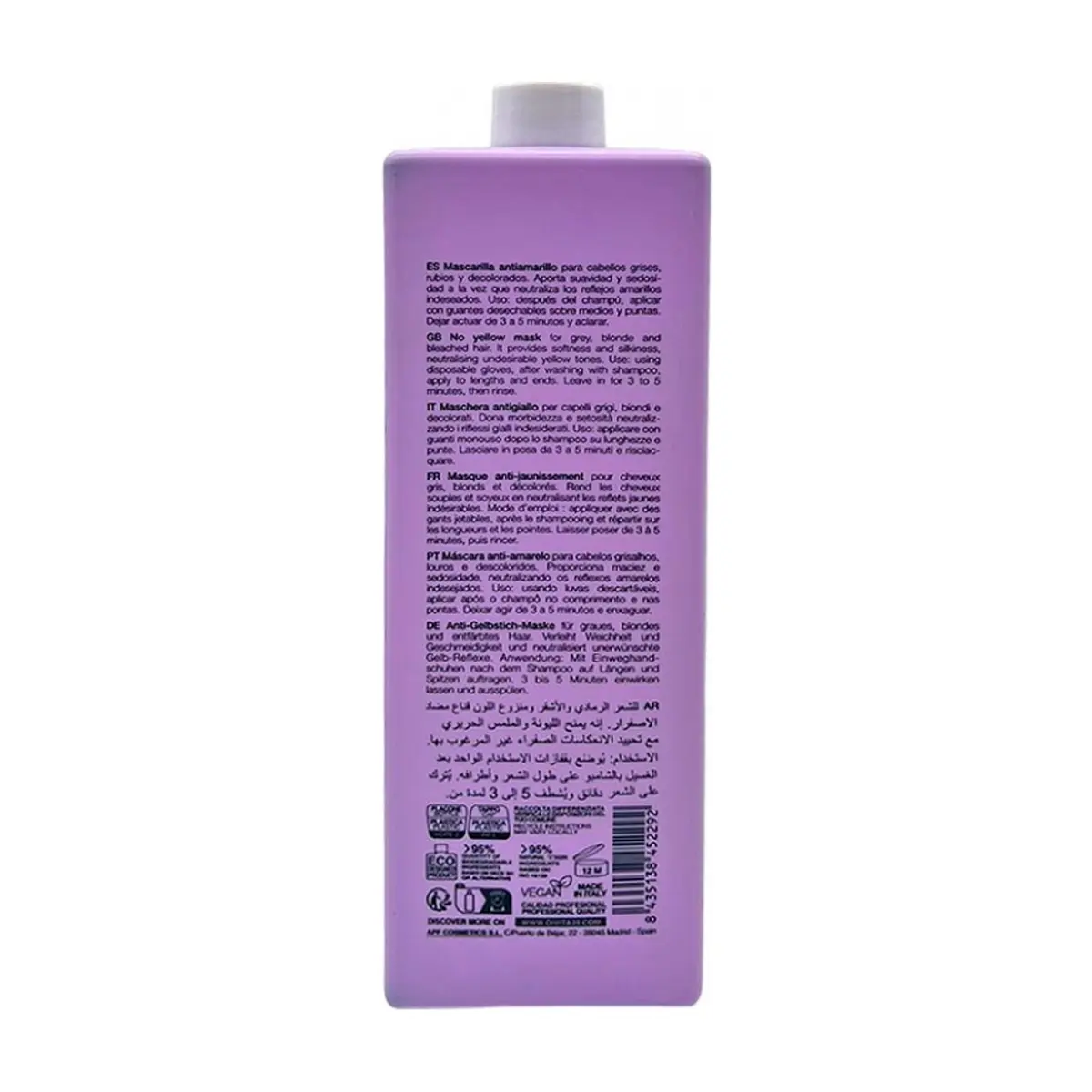 Mascarilla antiamarillo OiVita39 (1 L) - Thumbnail 2