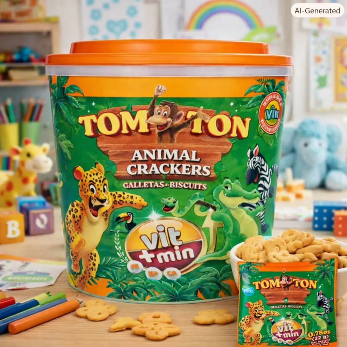 Galletas con forma de animales Tom Ton (572 g / 20.18 oz) - Thumbnail 5