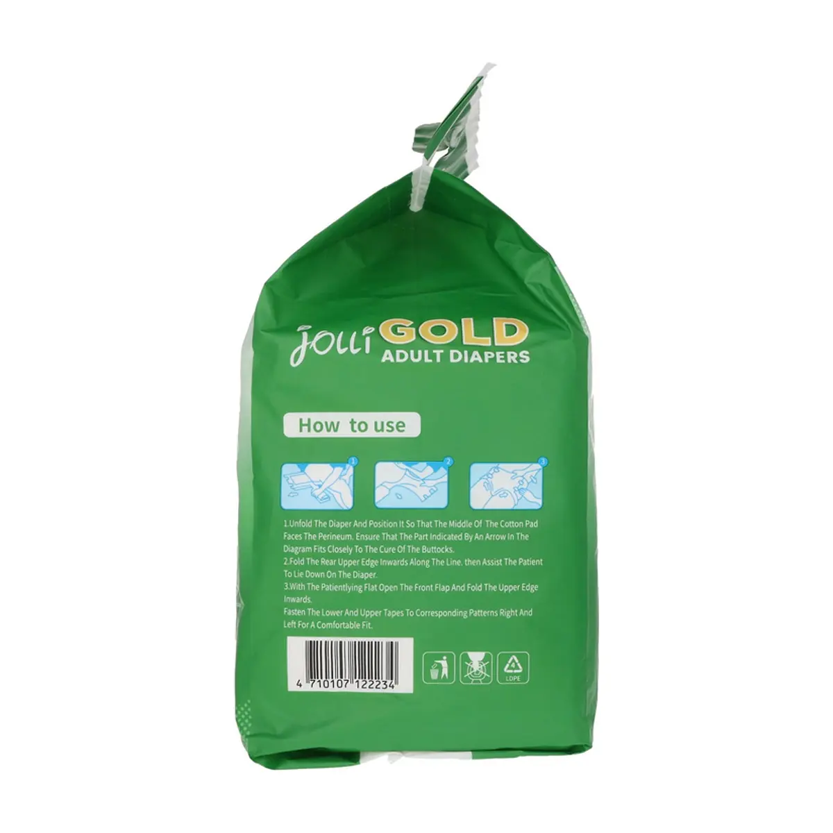 Pañales para adultos talla M Jolli Gold (8 U) - Thumbnail 2