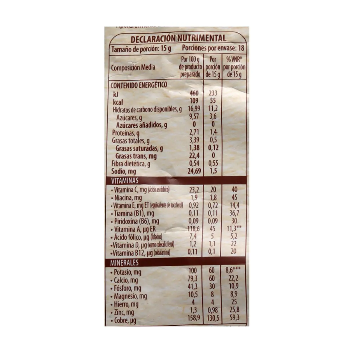 Cereal seco para lactantes de trigo, arroz, avena y cebada Nestum Nestlé (270 g / 9.52 oz) - Miniatura 4