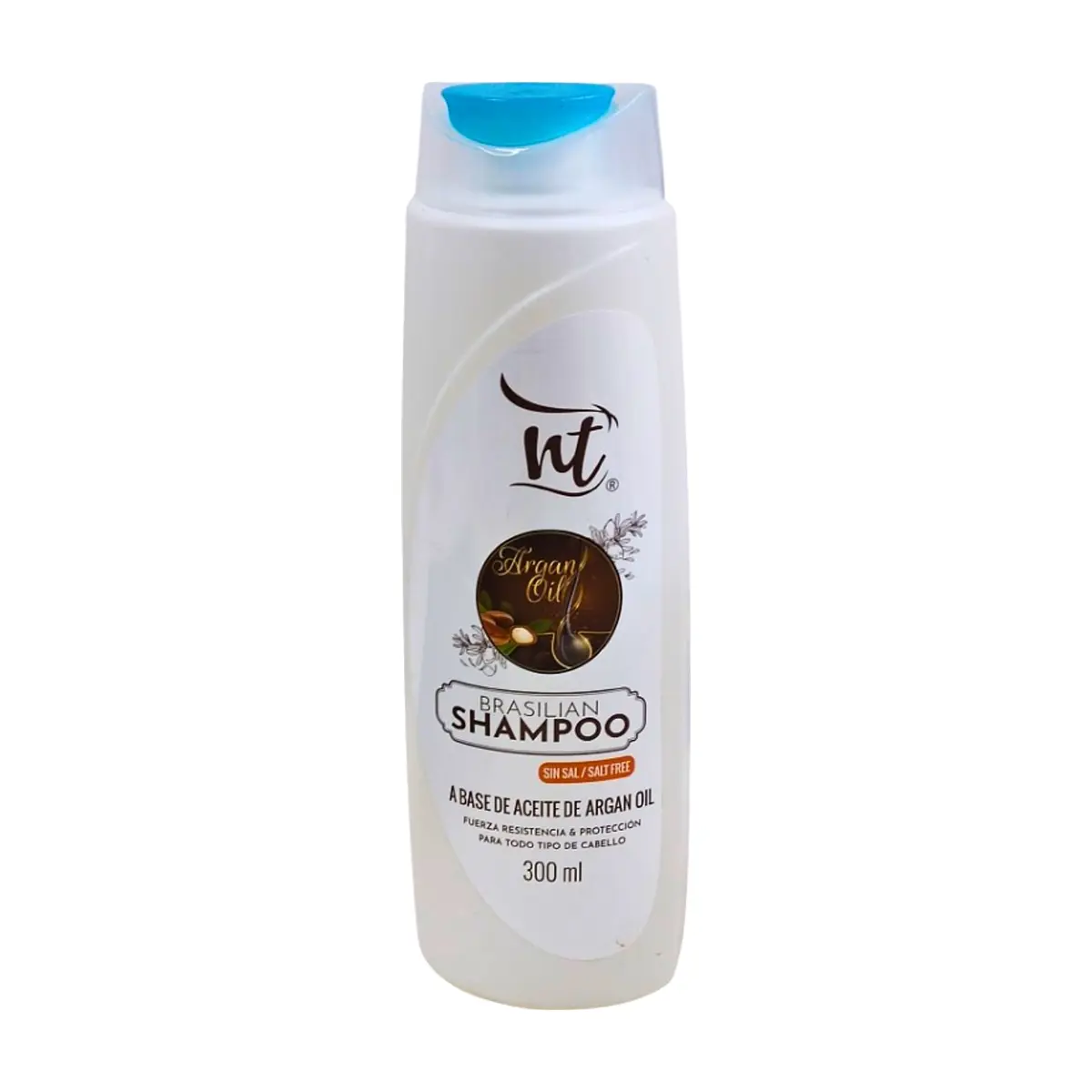 Champú brasileño a base de aceite de argan sin sal NT (300 ml / 10.58 fl.oz) - Thumbnail 4