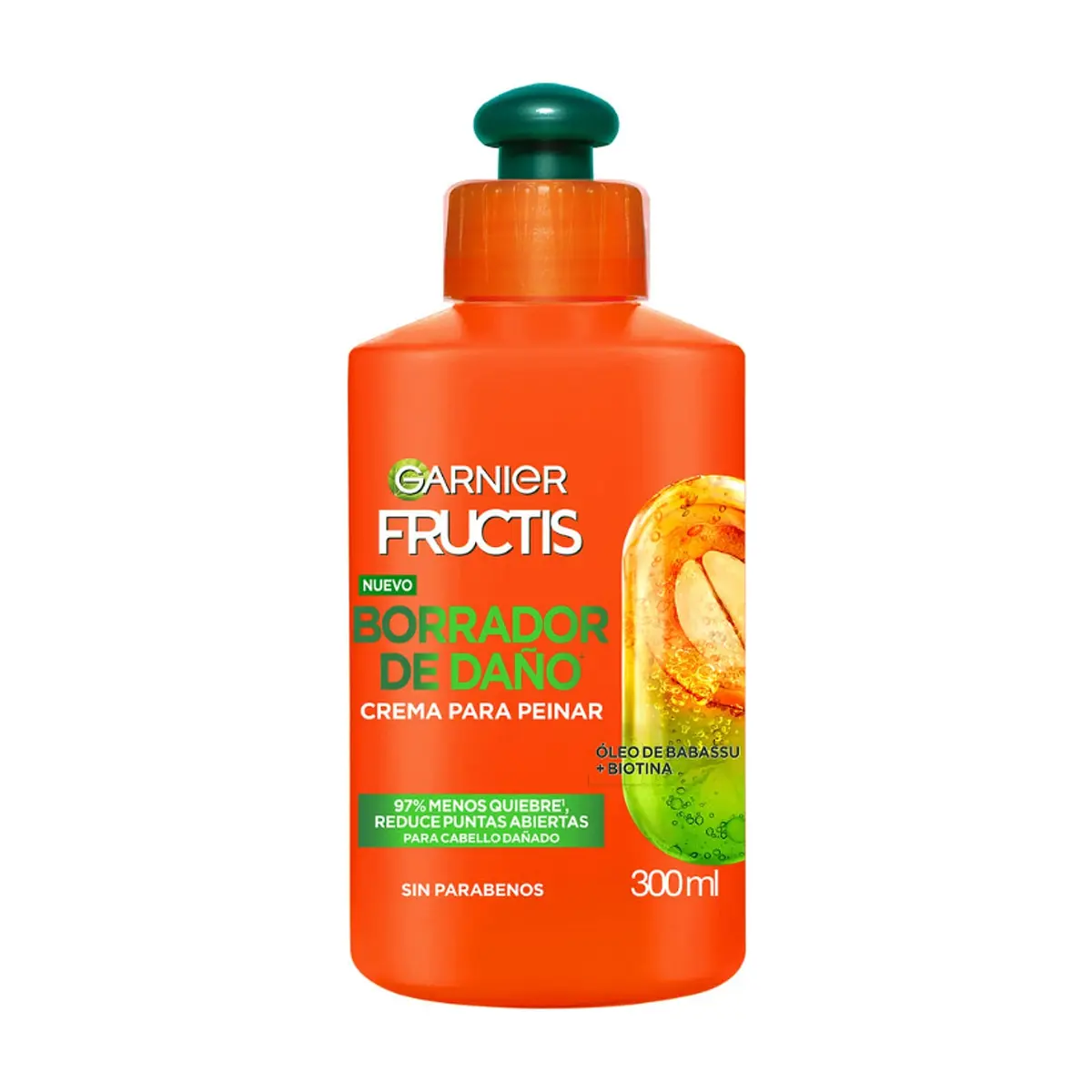 Crema para peinar Borrador de Daño Garnier Fructis (300 ml)