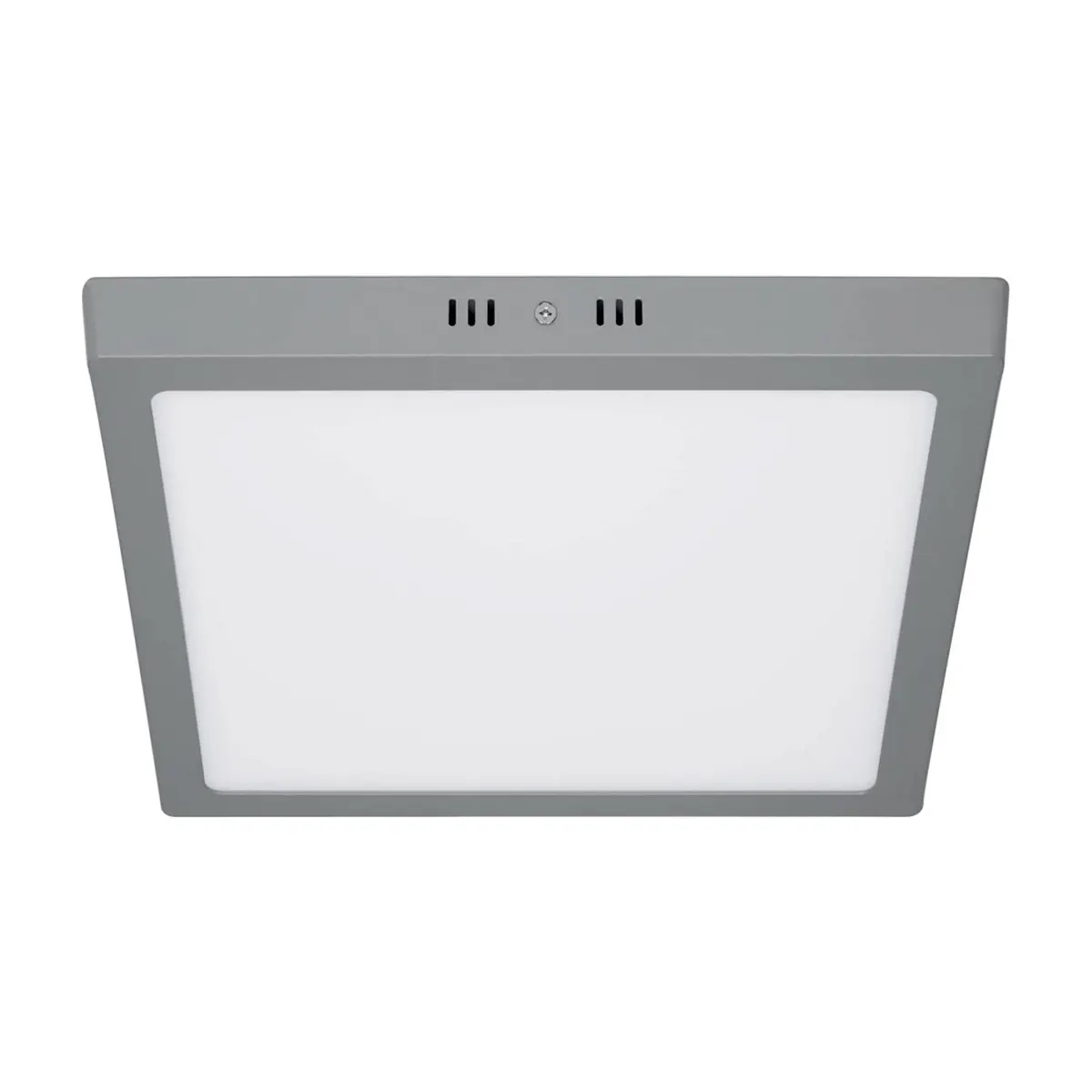 Luminario cuadrado gris LED 24 W Volteck PLA-221L