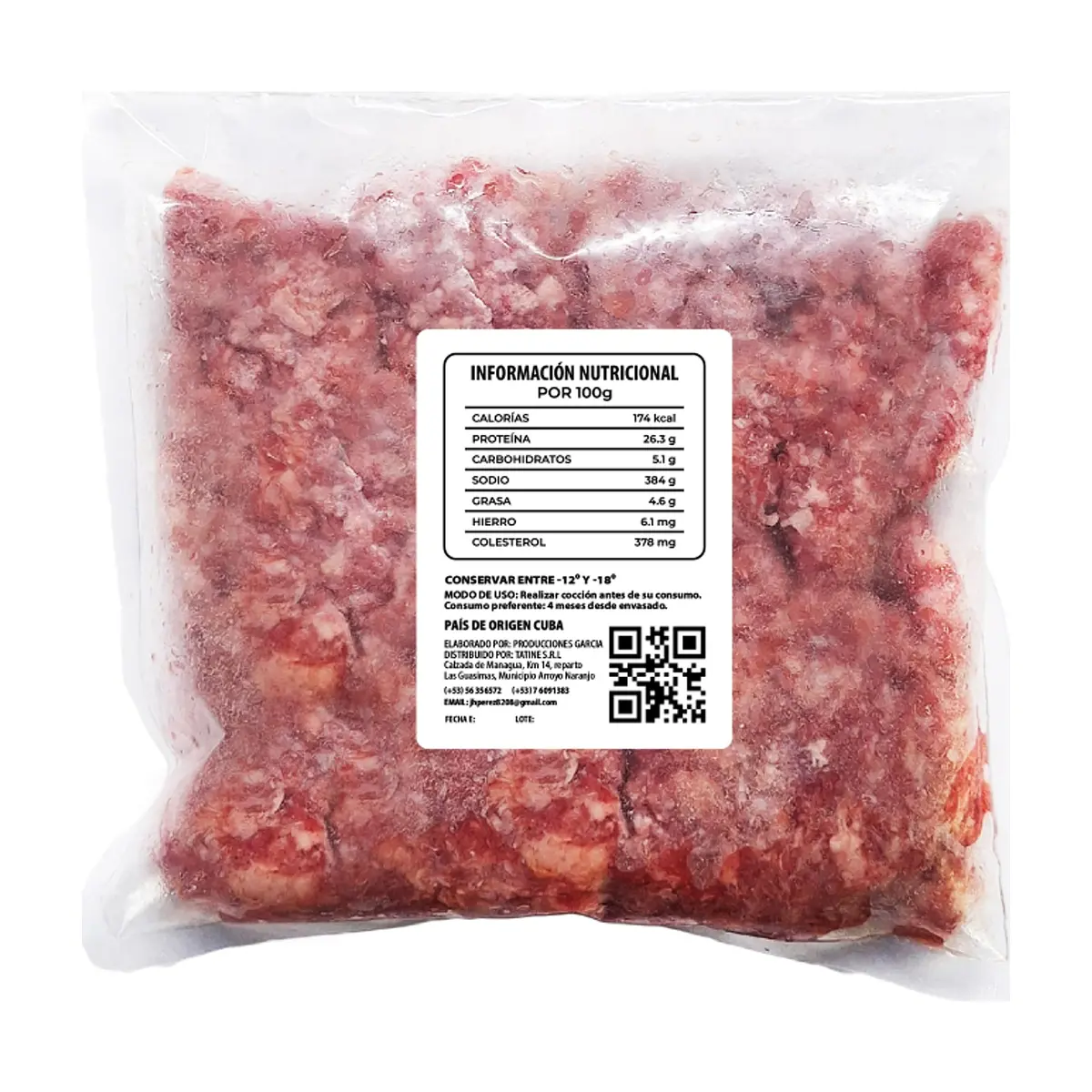 Picadillo de res de segunda LJD (5 x 500 g / 1.1 lb) - Thumbnail 3