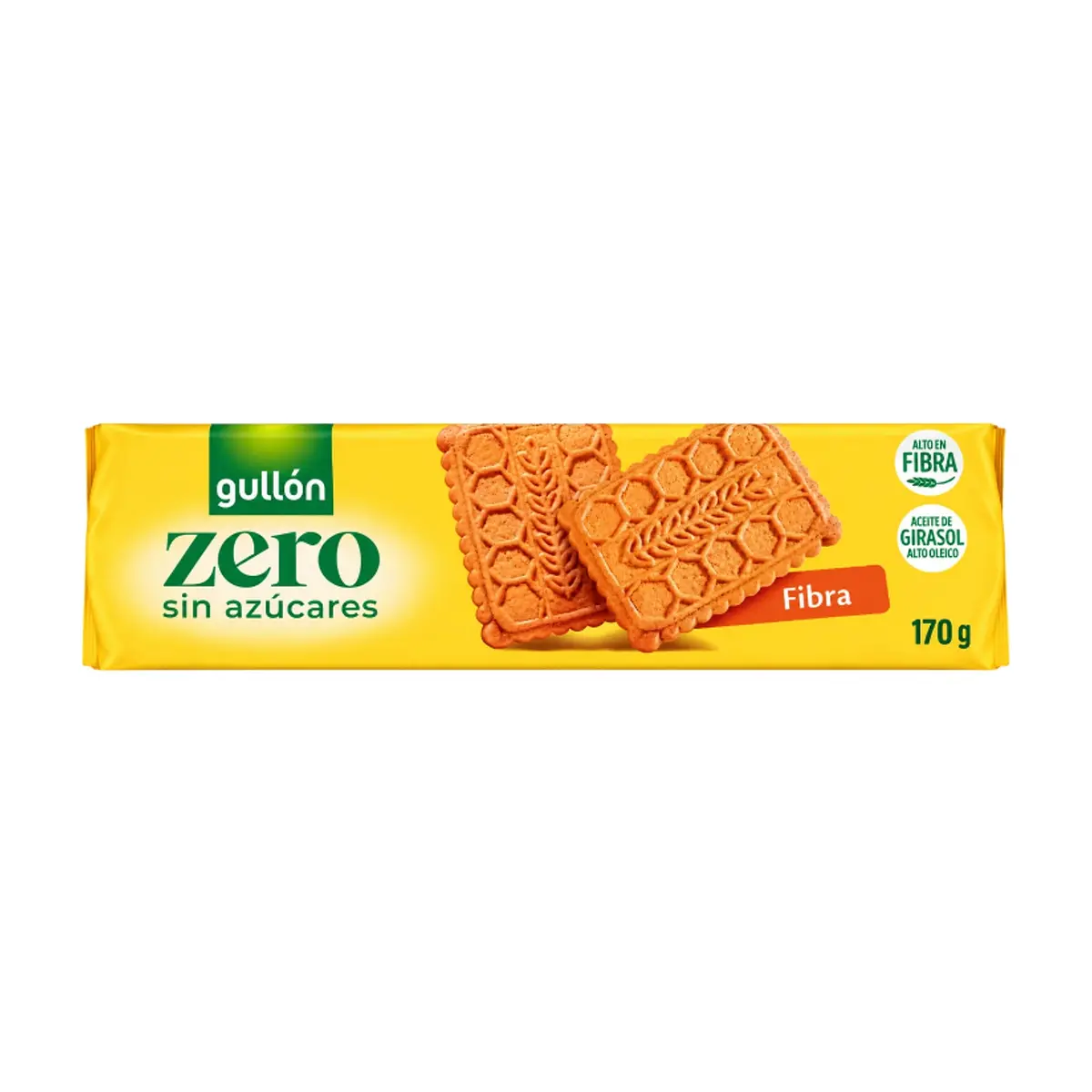 Galleta de fibra -integral- con edulcorante sin azúcares Gullón (170 g / 6 oz) - Miniatura 2
