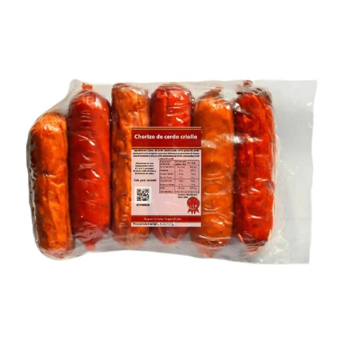 Chorizo de cerdo criollo Pida (680 g / 1.5 lb) - Thumbnail 3