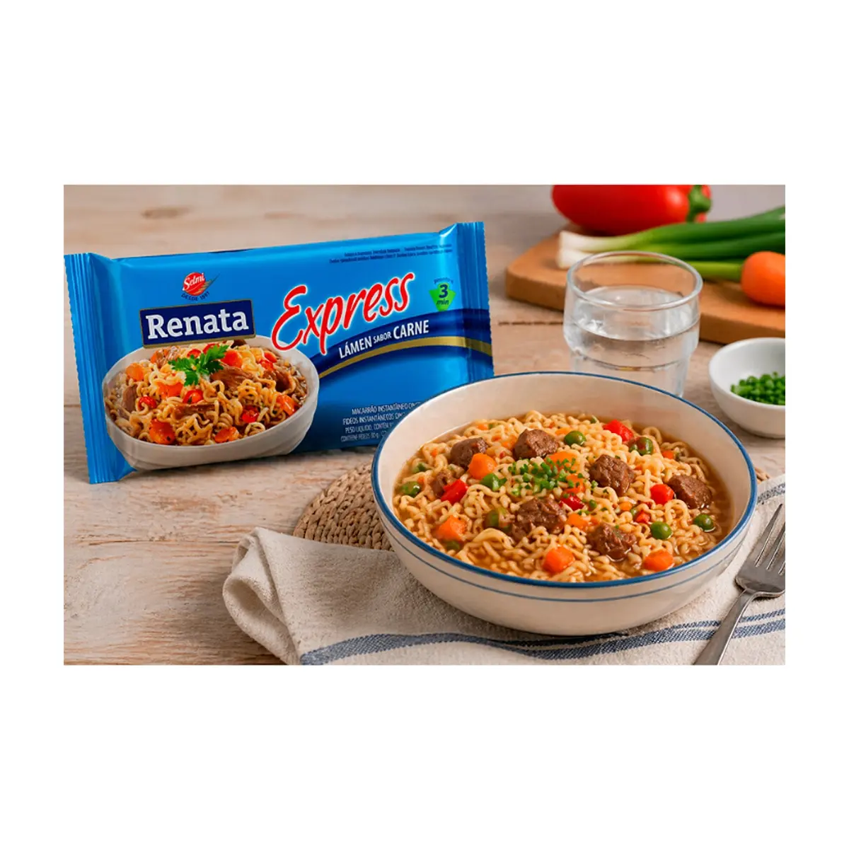 Fideos instantáneos sabor a carne Renata (85 g / 3 oz) - Thumbnail 5