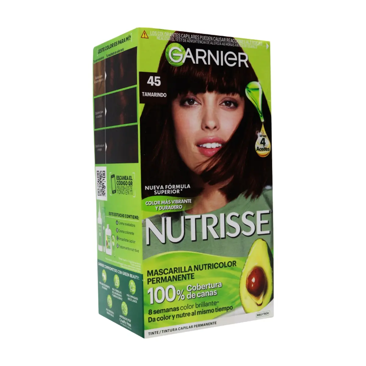 Tinte para el cabello No.45 tamarindo Nutrisse Garnier - Thumbnail 3