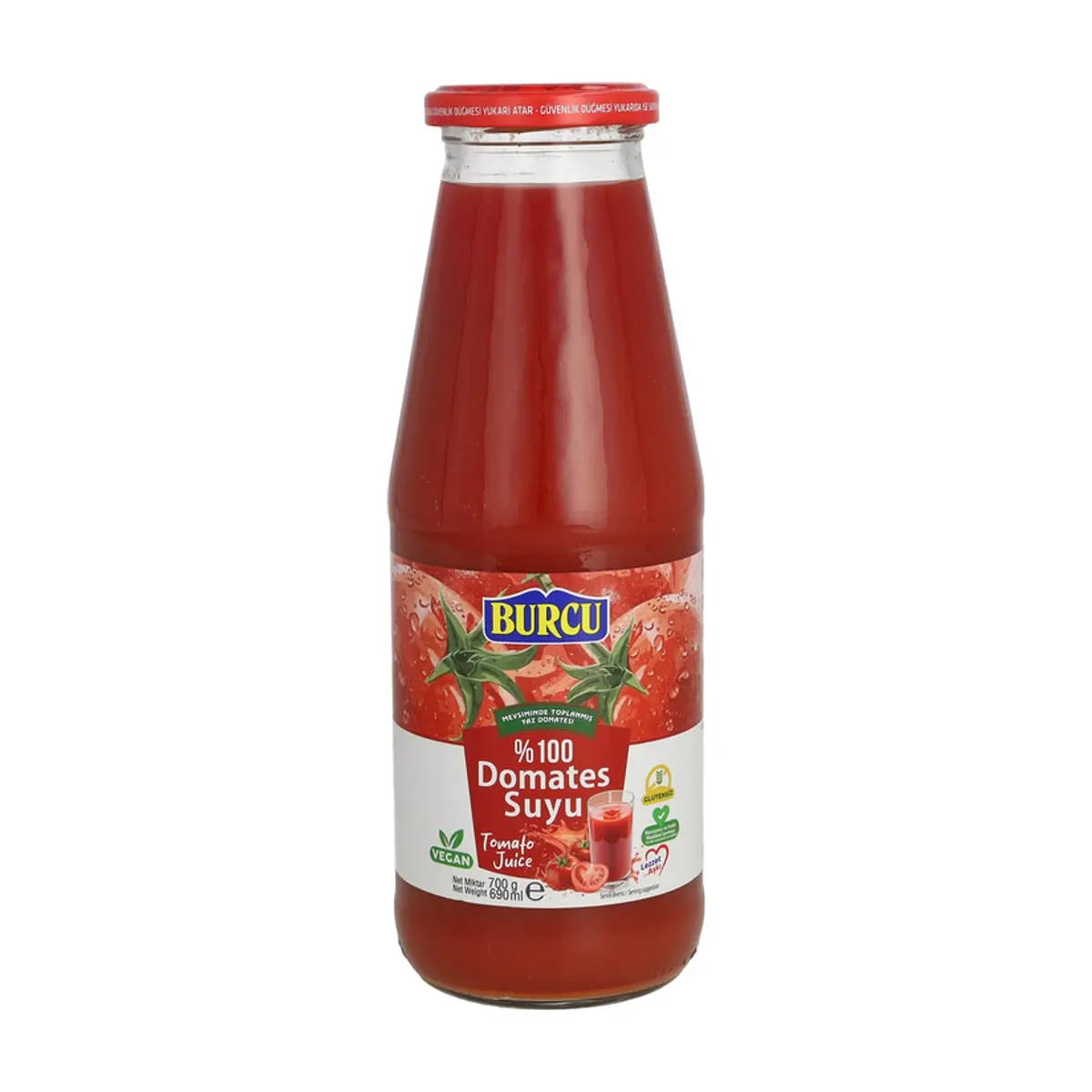 Jugo de tomate Burcu (700 g / 1.54 lb)