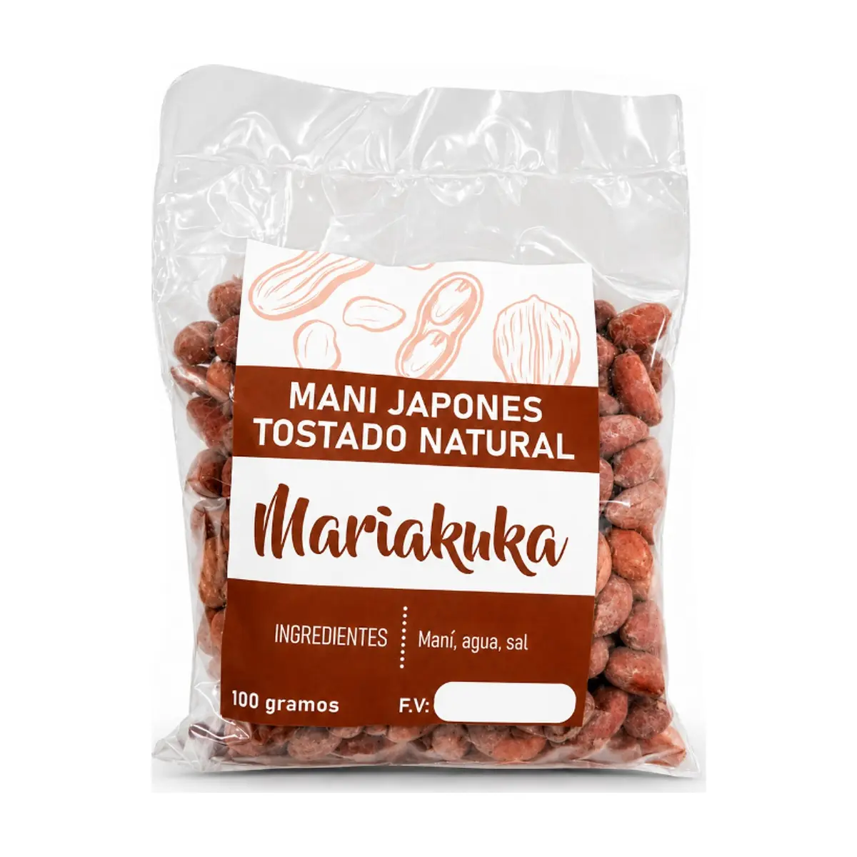 Maní japonés tostado Mariakuka (100 g / 3.53 oz)