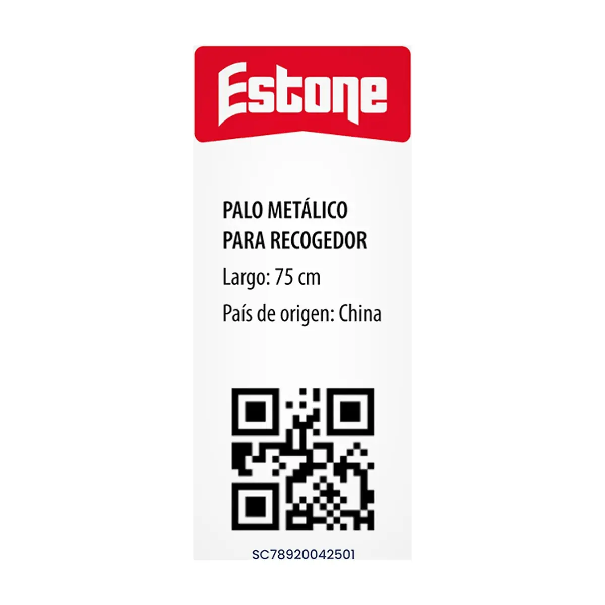 Palo metálico para recogedor Estone - Miniatura 4
