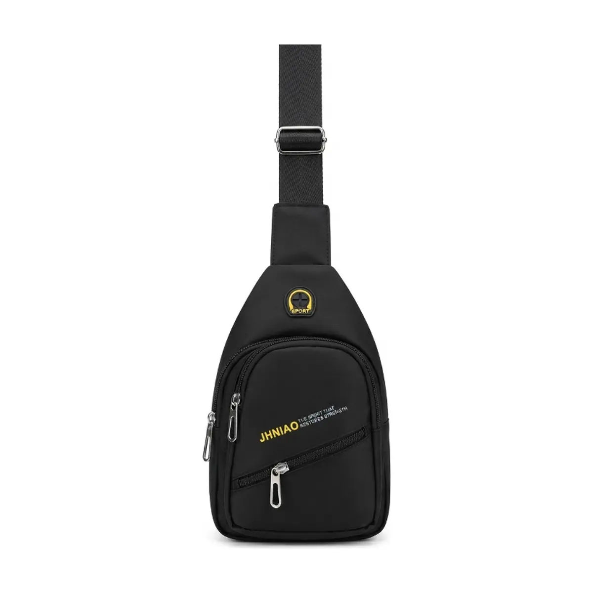 Bolso cruzado de pecho de color negro Jhniao - Imagen 1
