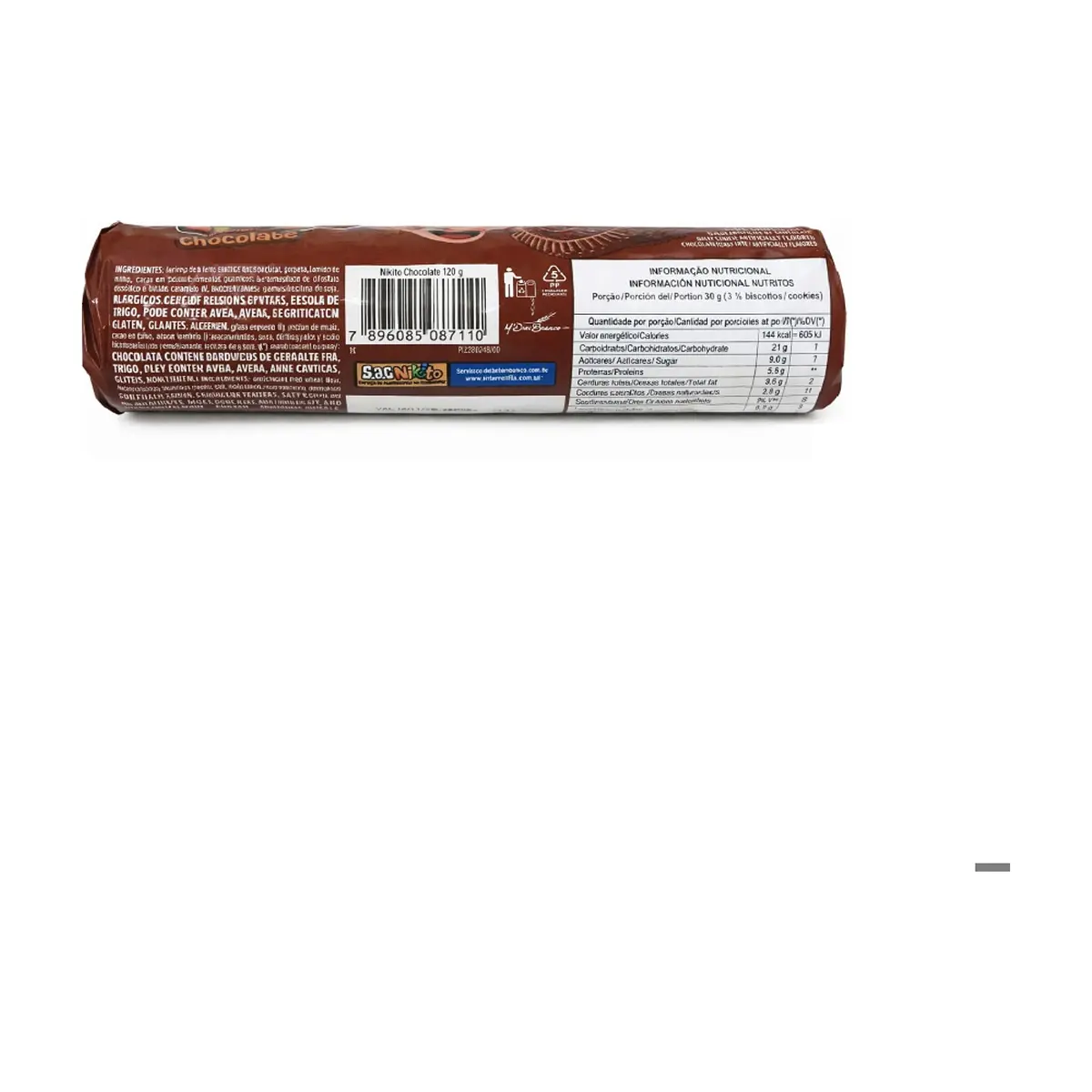 Galletas dulces con crema sabor chocolate Nikito (3 x 120 g / 4.23 oz) - Thumbnail 2