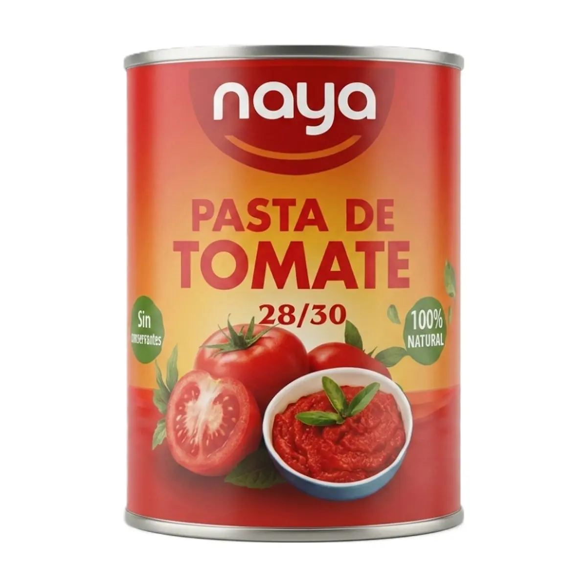 Pasta de tomate doble concentrada Naya (400 g / 14.11 oz)