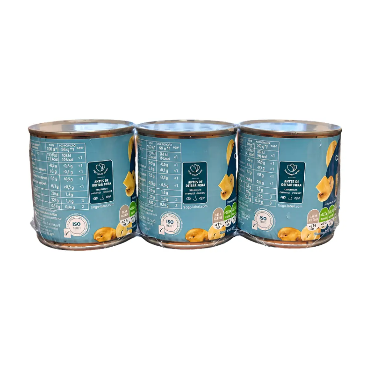Champiñones laminados en lata Continente (3 x 185 g / 6.53 oz) - Thumbnail 2