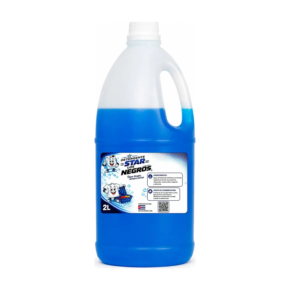 Detergente líquido para ropa Star Los Negros (2 L)