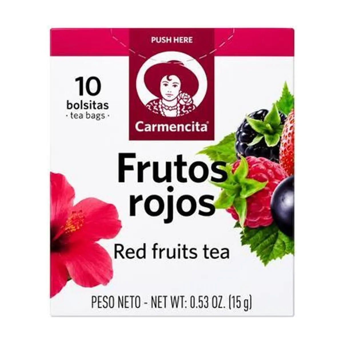 Infusión de Frutos Rojos (10u x 15g) CARMENCITA - Imagen 1