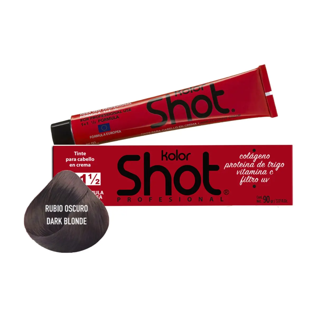 Tinte para el cabello en crema No.6 rubio oscuro Kolor Shot (90 g / 3.17 fl oz)