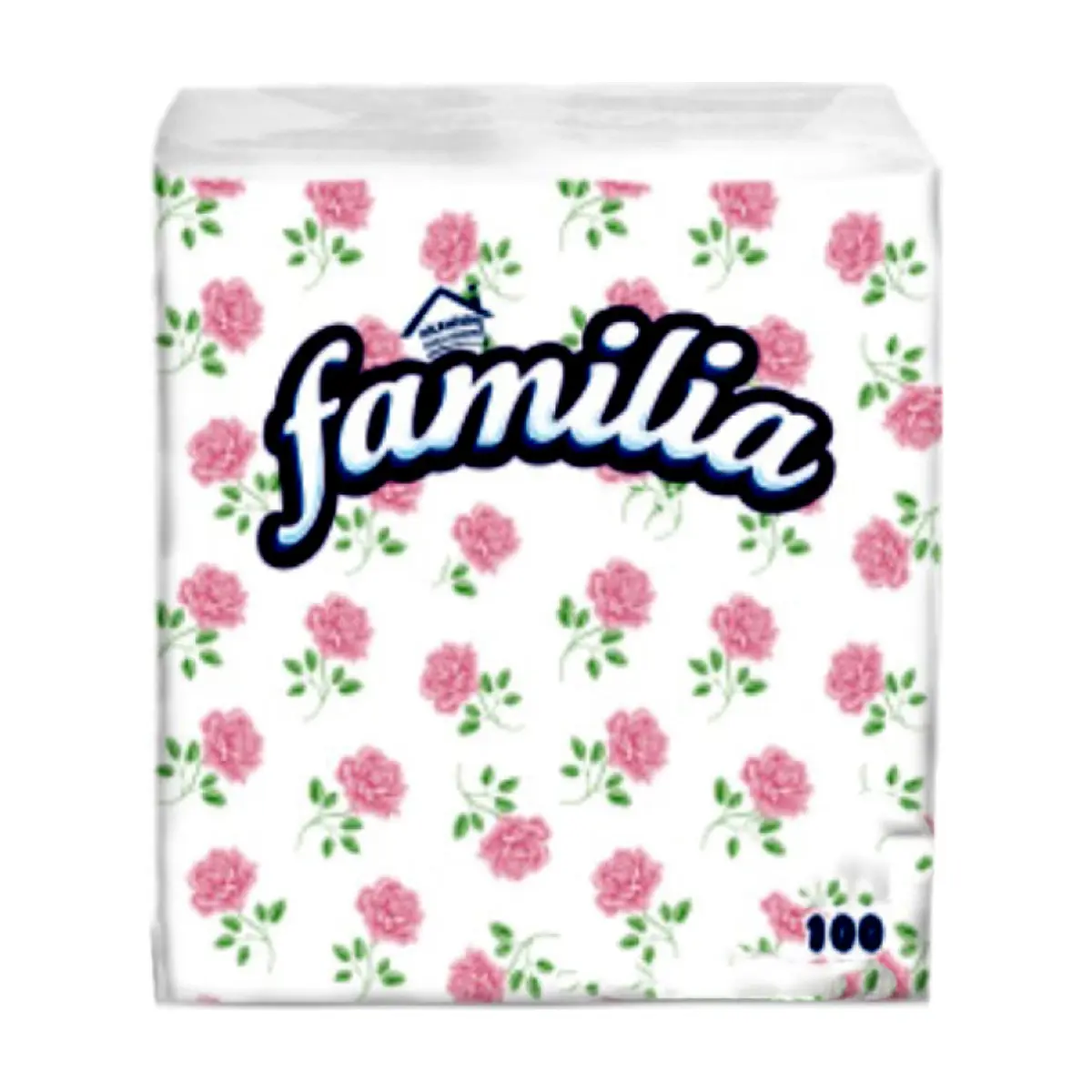 Servilletas con estampado de flores Familia (100 U)