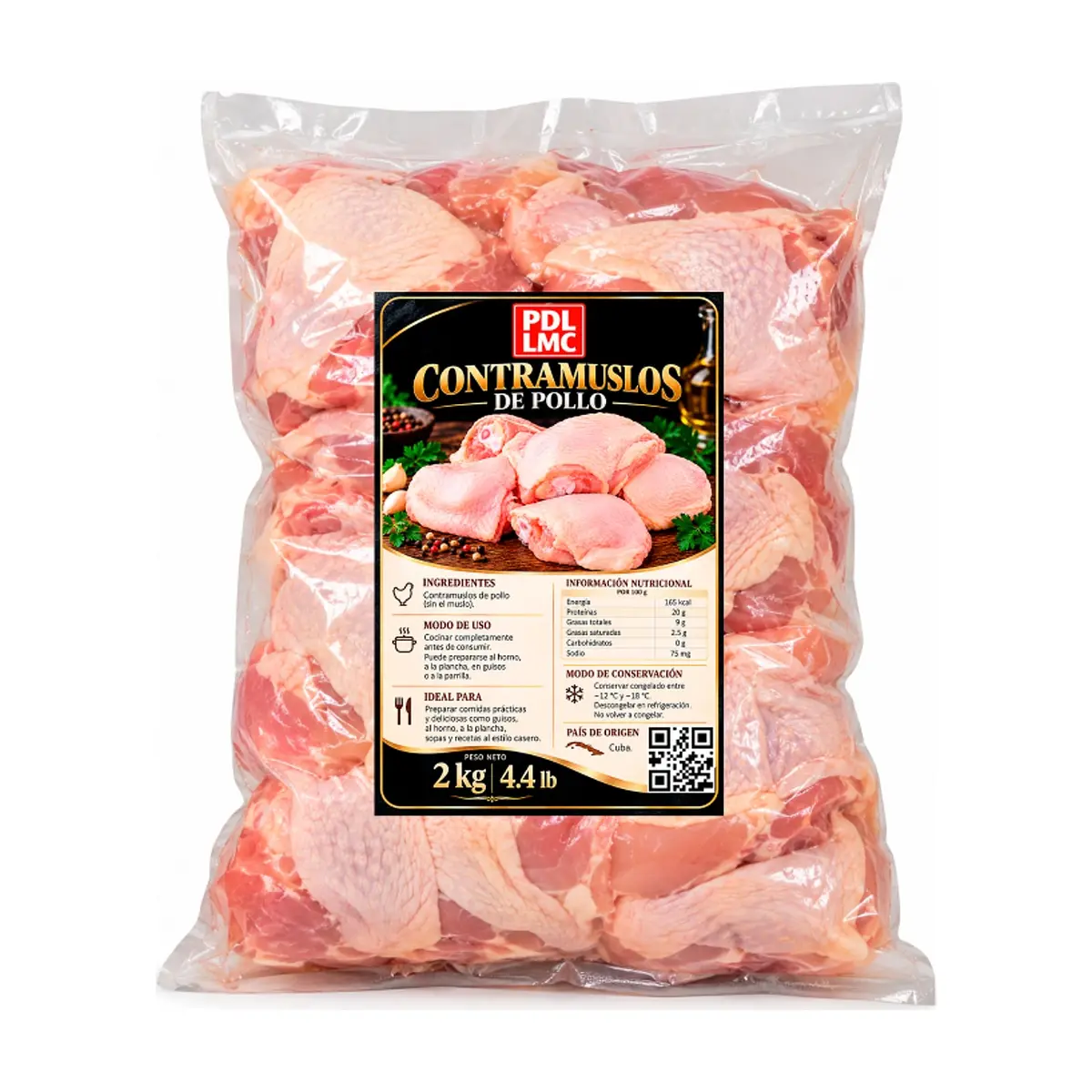 Contramuslos de pollo PDL LMC (2 kg / 4.4 lb) - Miniatura 4