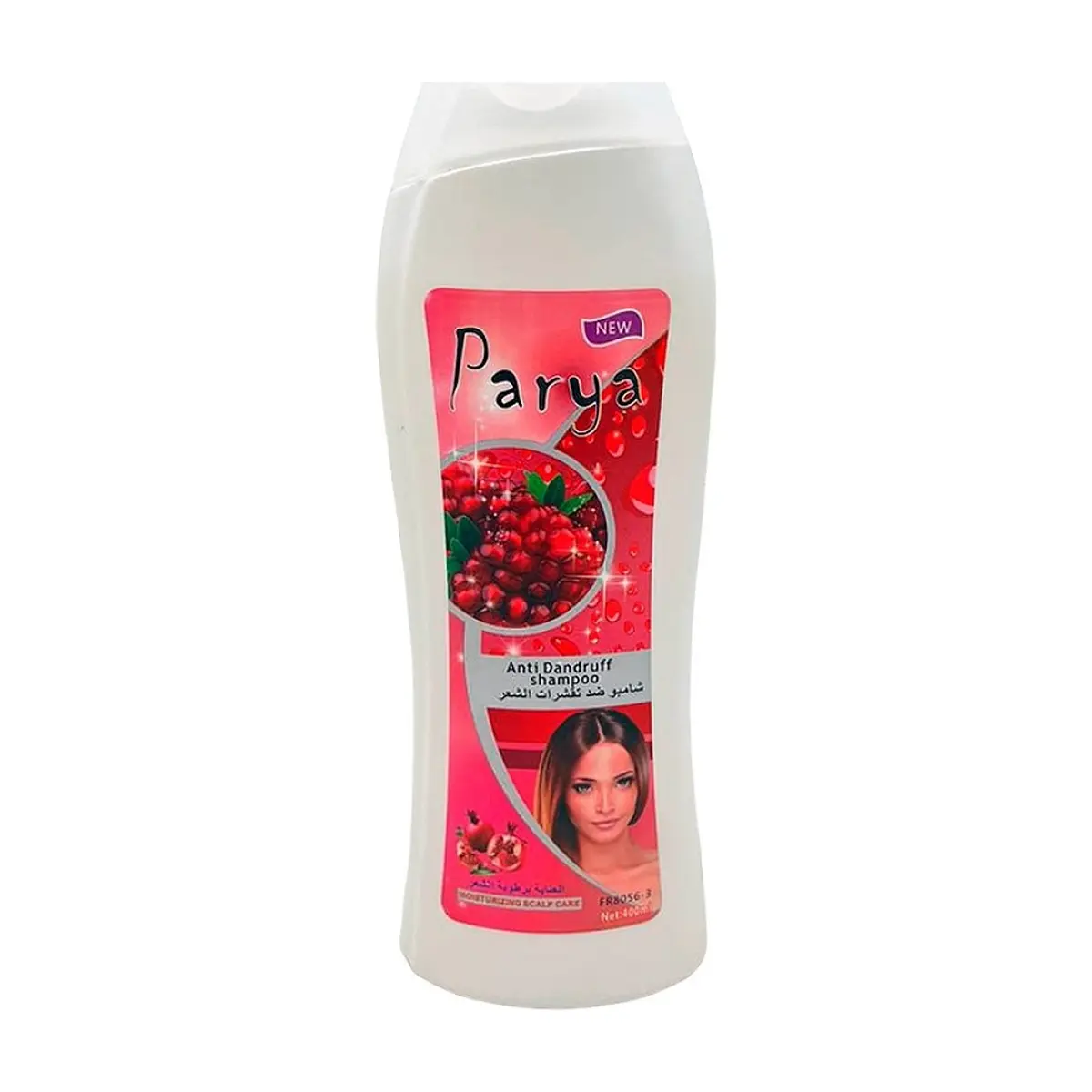 Champú anti caspa frambuesa Parya (400 ml)