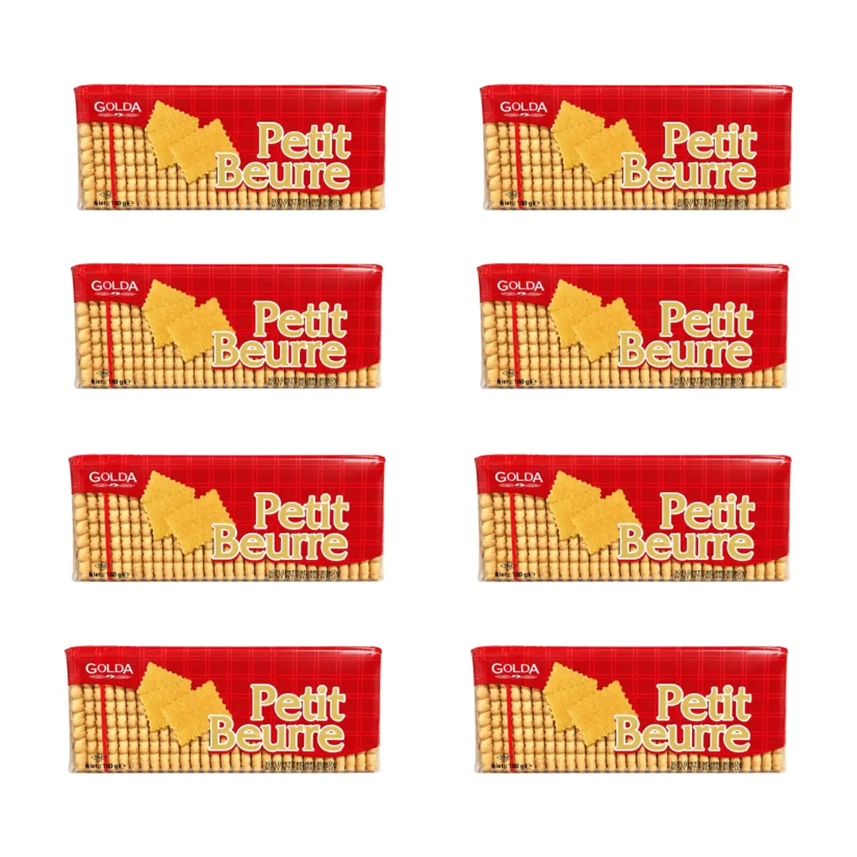 Galletas lechosas Petit Beurre Golda (8 x 180 g / 6.34 oz)