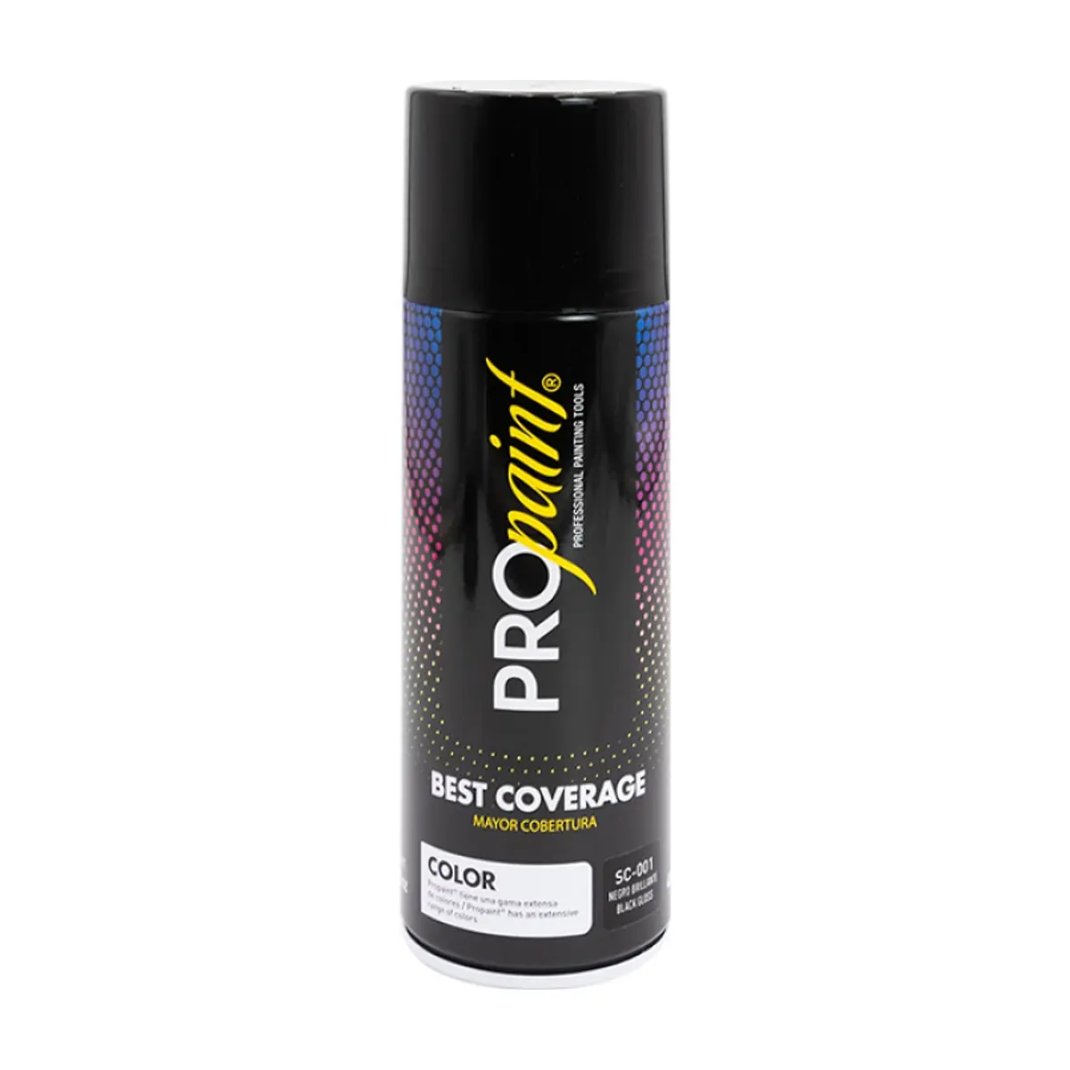 Pintura en aerosol color negro brillante Propaint (400 ml) - Thumbnail 2
