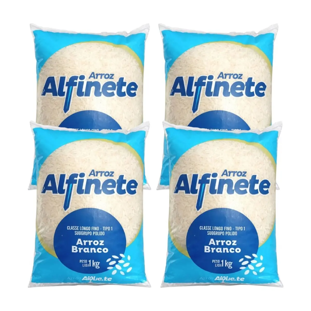 Arroz blanco Alfinete (4 x 1 kg / 2.2 lb) - Miniatura 1