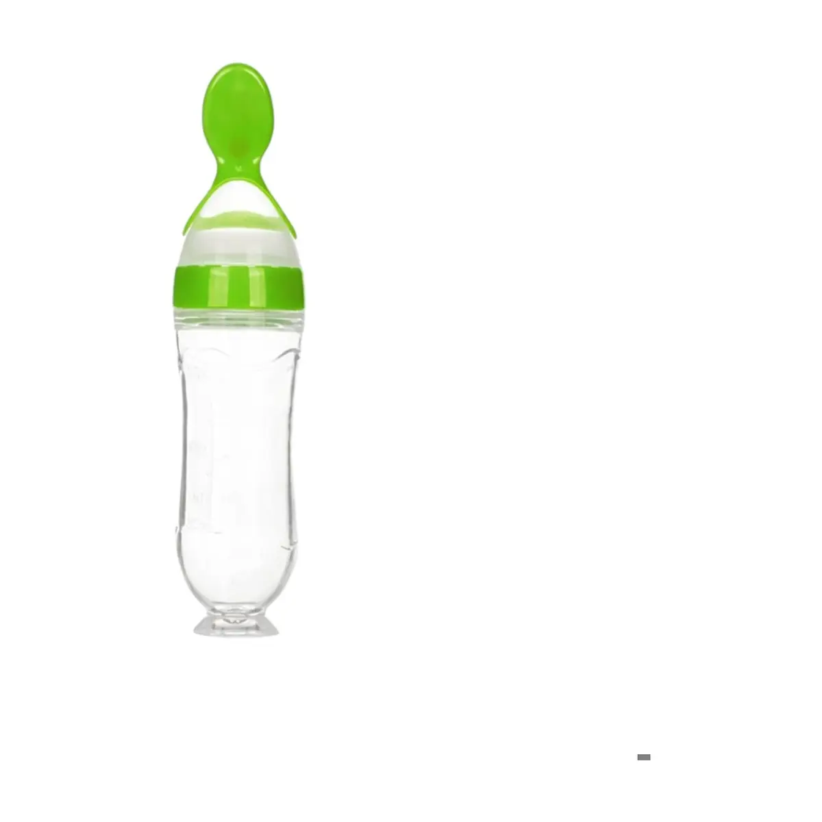 Biberón dosificador para alimentación de bebés – verde Baby Luna