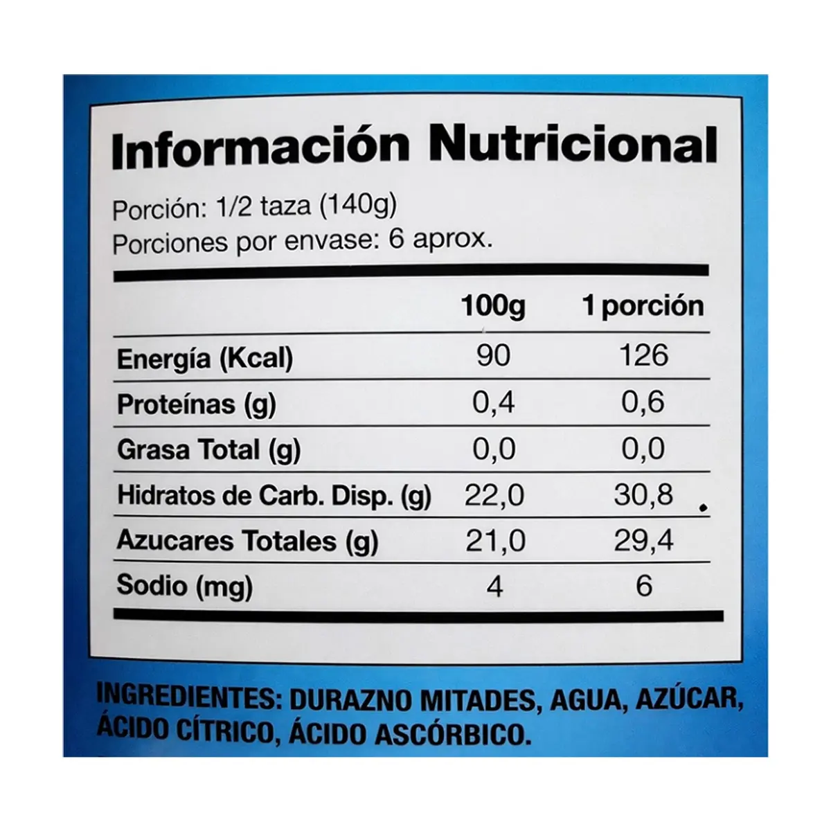 Duraznos en mitades Coliseo (820 g / 28.9 oz) - Miniatura 3