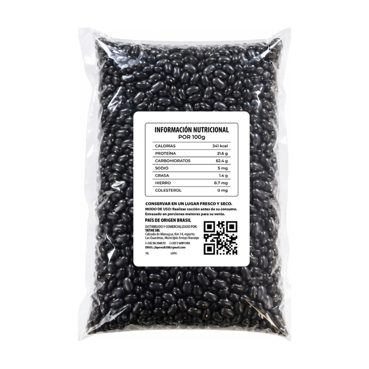 Frijoles negros Tatine (5 x 2.26 kg / 5 lb) - Thumbnail 3