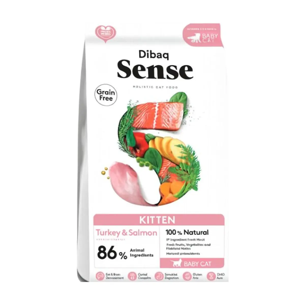 Alimentos para Gatos Cachorros (1 kg) DIBAQ SENSE 1