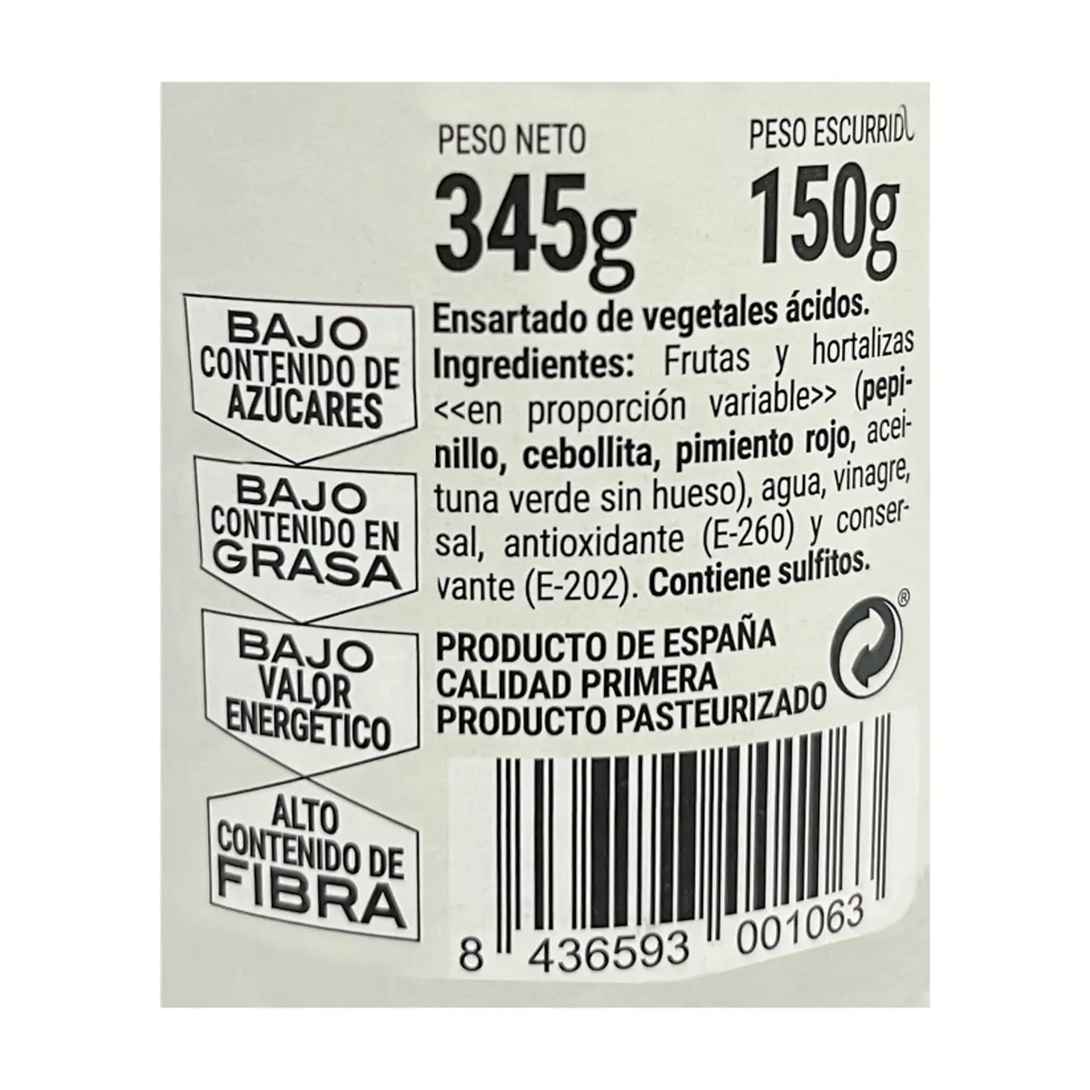 Banderilla troceada Maestros Aceituneros (345 g / 12.16 oz) - Thumbnail 5