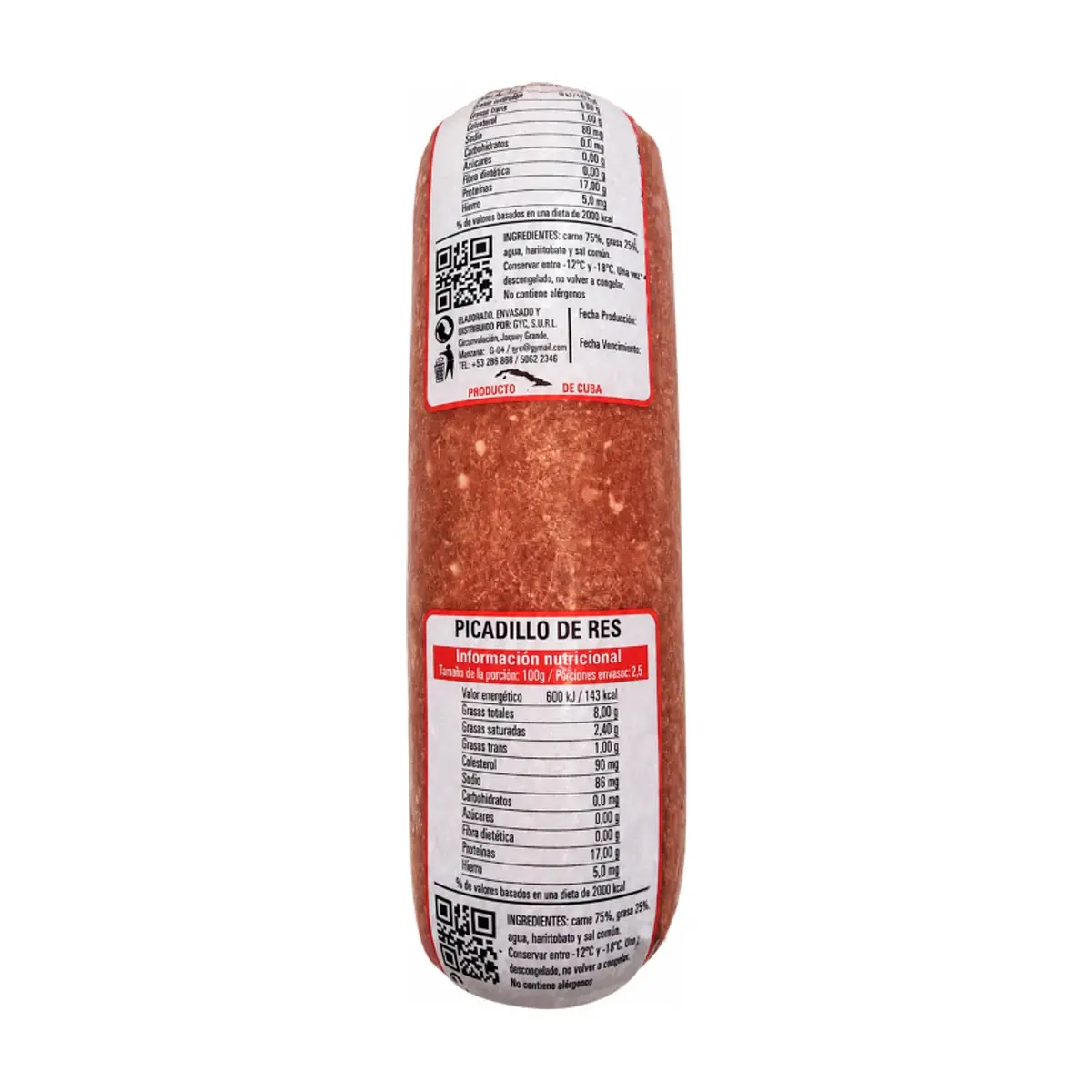Picadillo de res GYC (250 g / 8.82 oz) - Thumbnail 3