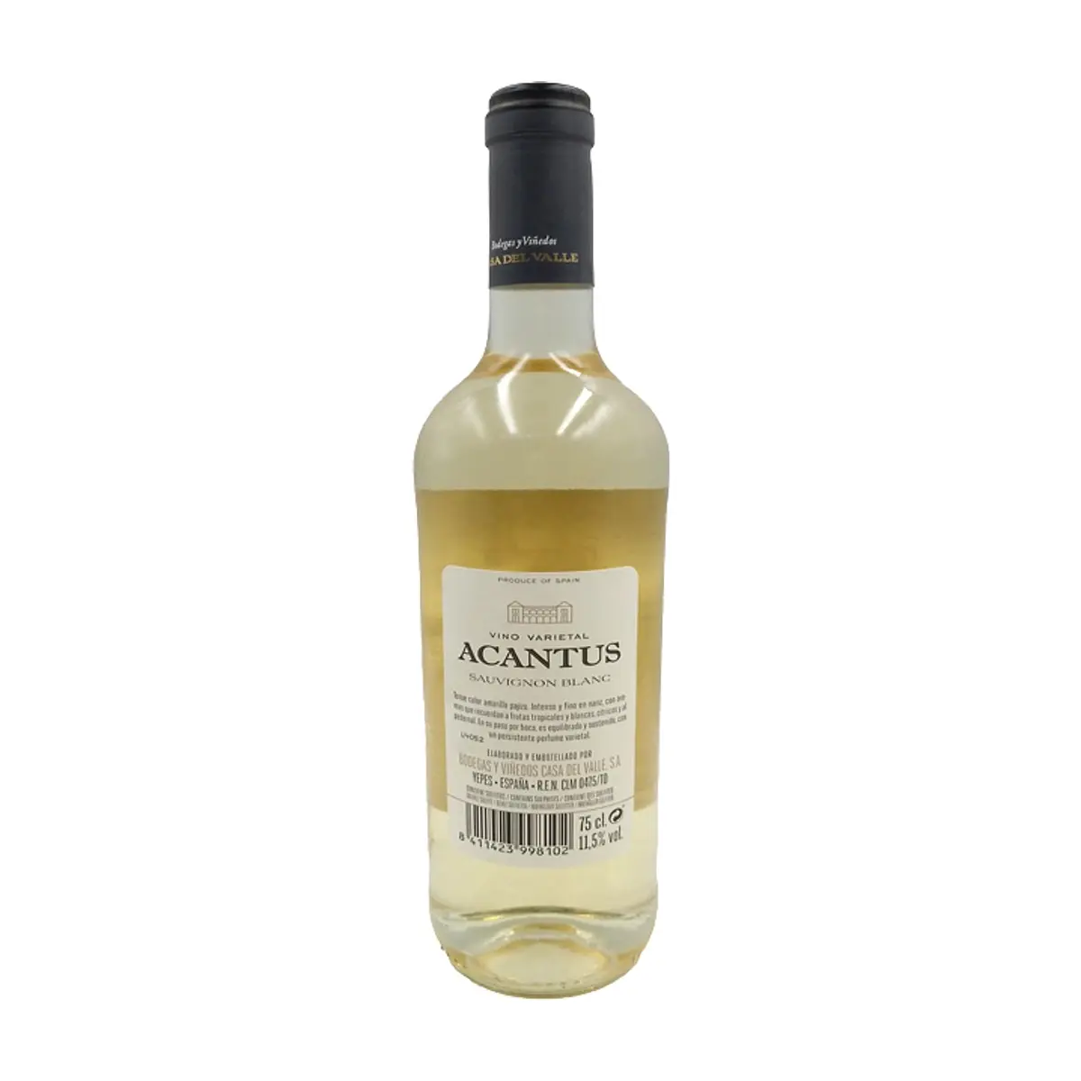 Vino blanco Sauvignon Acantus (750 ml) - Thumbnail 2