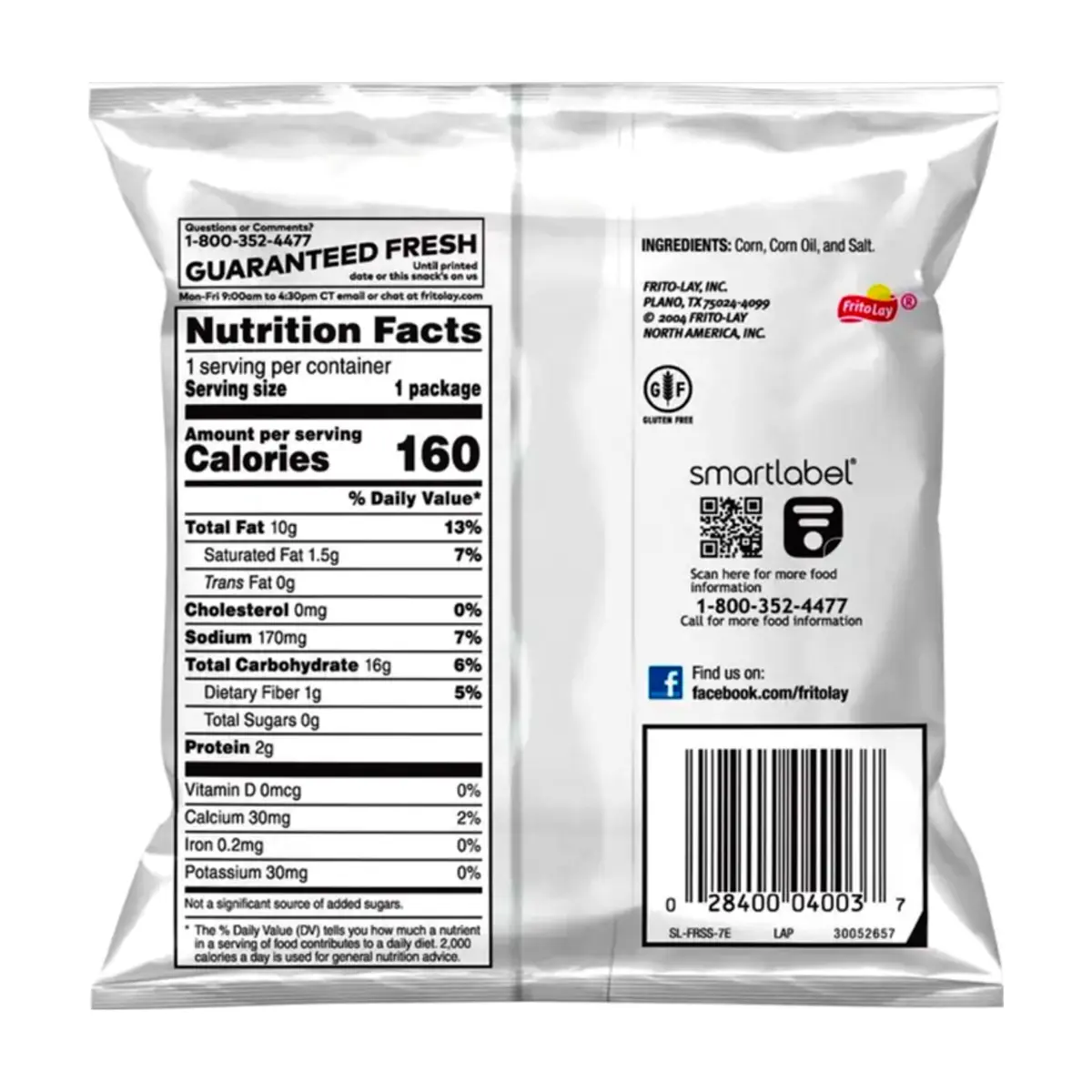 Chips de maiz originales Fritos (28.3 g / 1 oz) - Thumbnail 6
