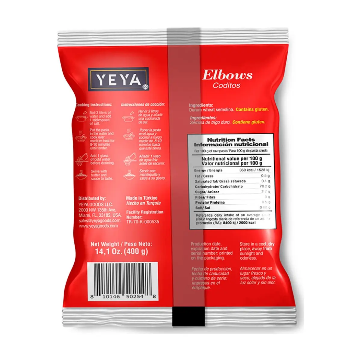 Coditos YEYA (400 g / 14.11 oz) - Thumbnail 2