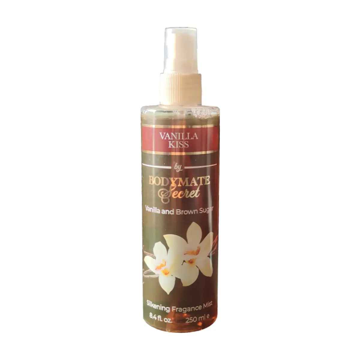 Colonia corporal - perfume spray - para mujer fragancia combinada de vainilla y azúcar morena Bodymate (250 ml / 8.4 fl.oz.) - Thumbnail 6