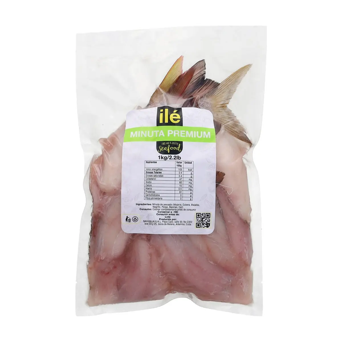 Minuta de pescado premium Ilé (1 kg / 2.2 lb) - Miniatura 1