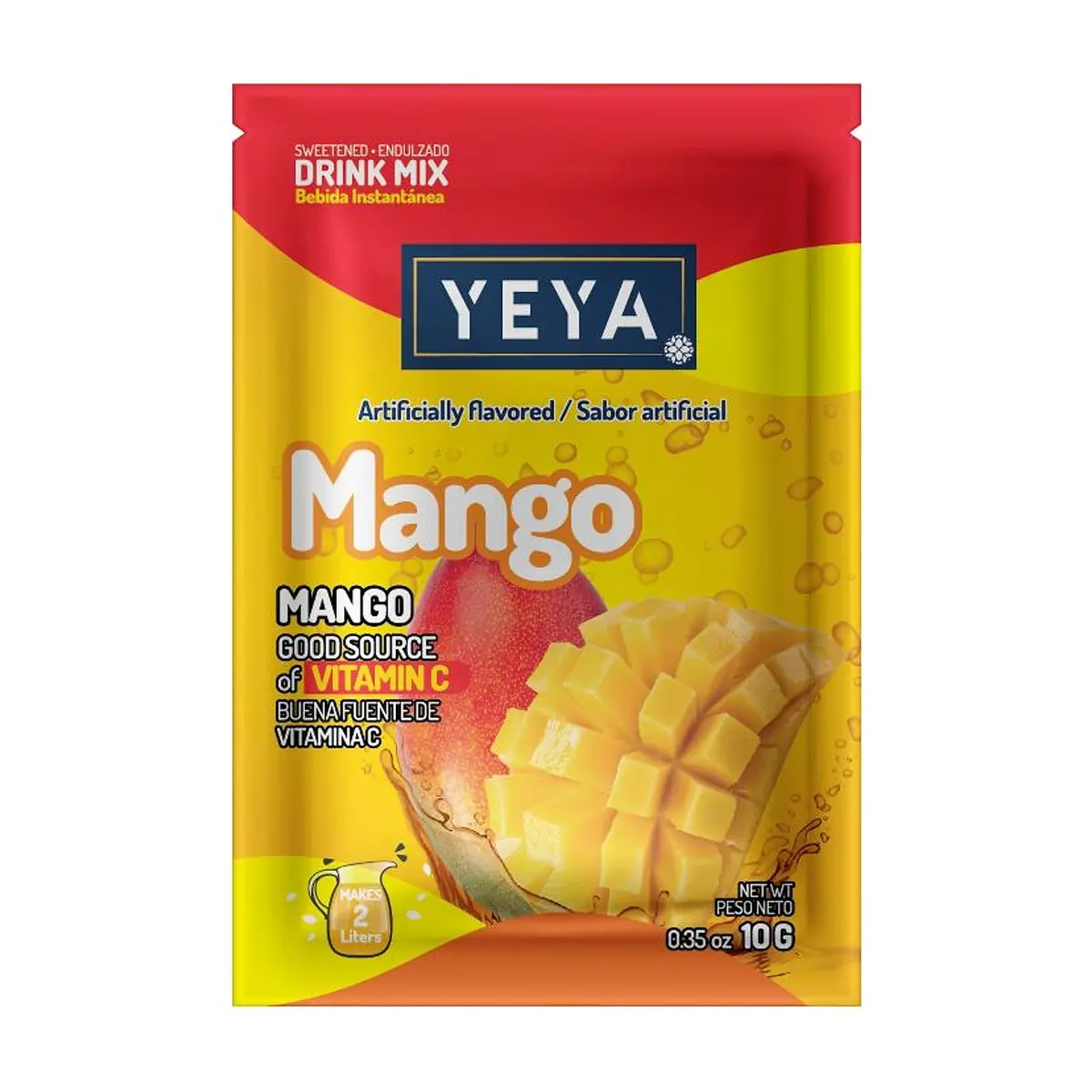 Refresco instantáneo sabor mango YEYA (10 g / 0.35 oz)