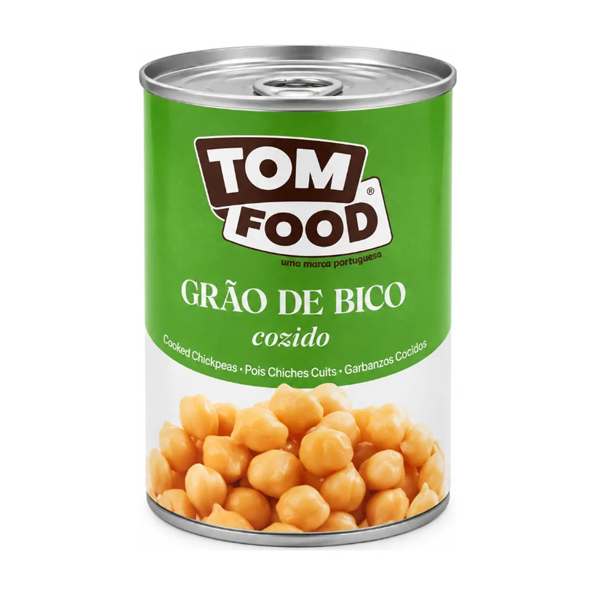 Tom Food Cooked Chickpeas (3 x 425 g / 15 oz) - Thumbnail 2