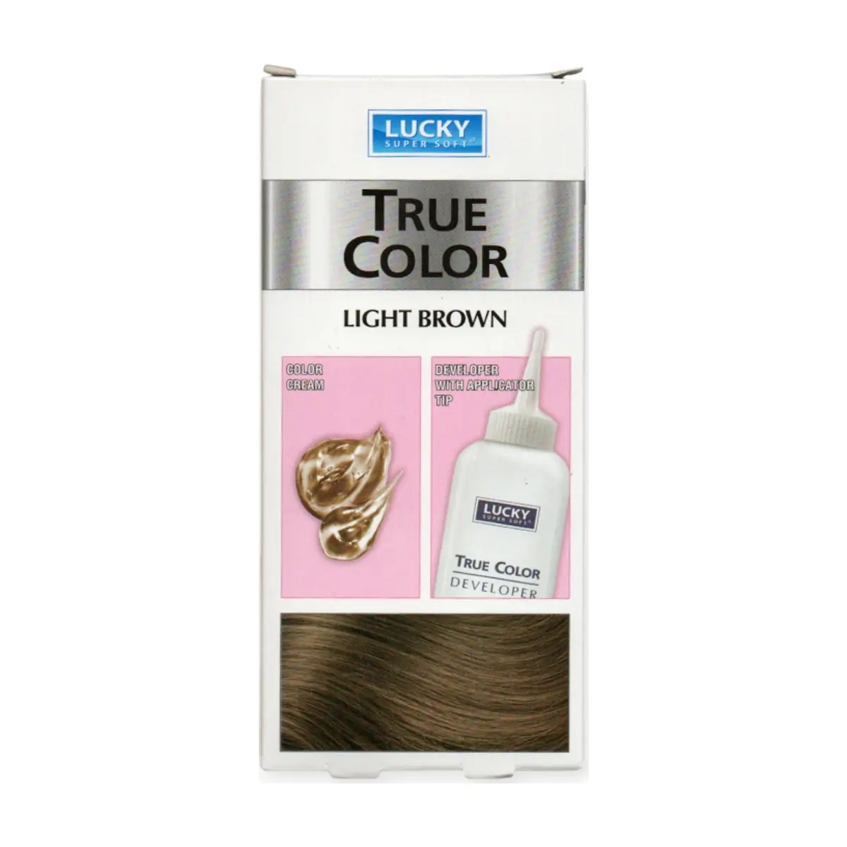 Tinte de cabello para mujer color castaño claro #40 Lucky Super Soft (40 ml / 1.36 fl. oz) - Thumbnail 2