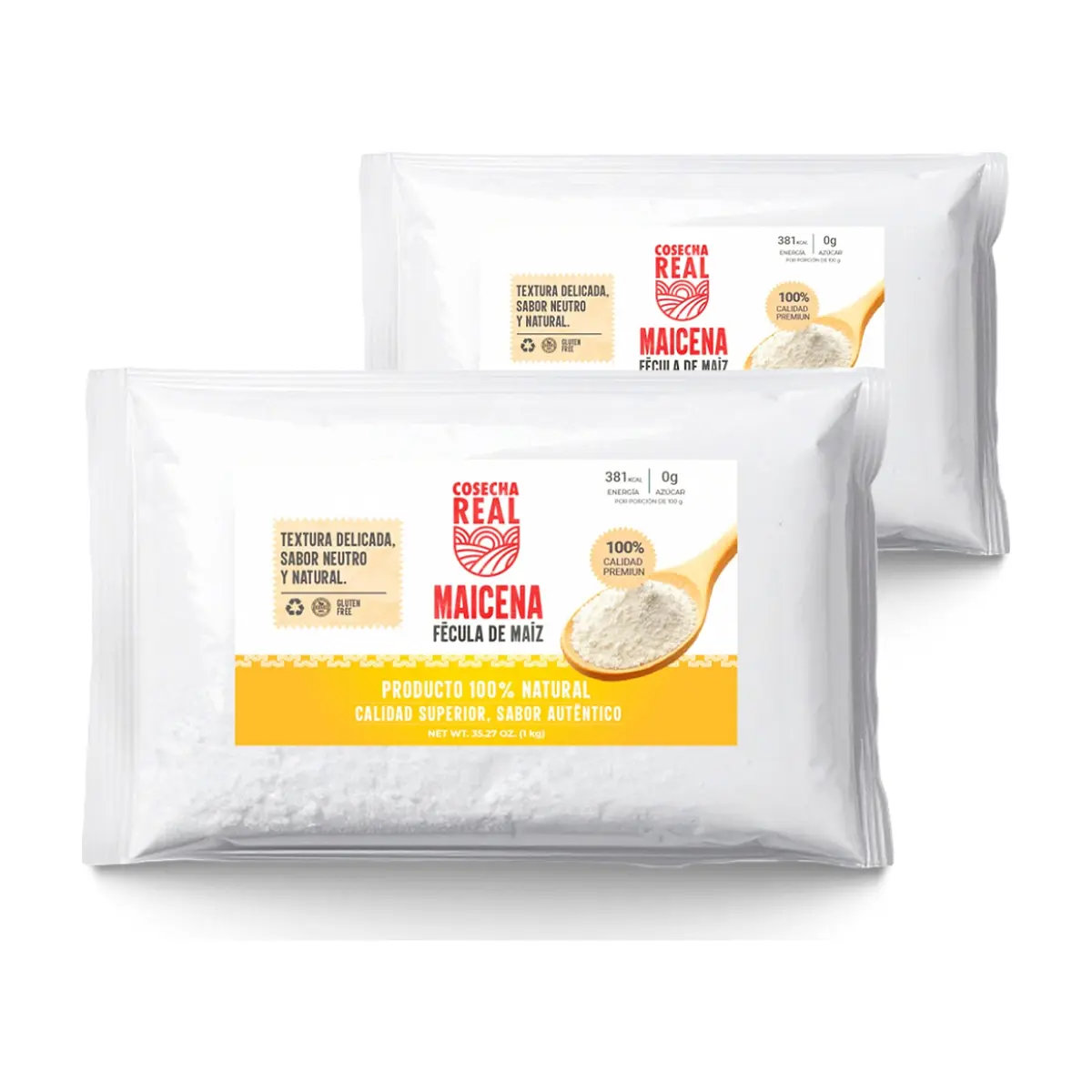 Maicena Cosecha Real (2 x 1 kg / 2.2 lb)