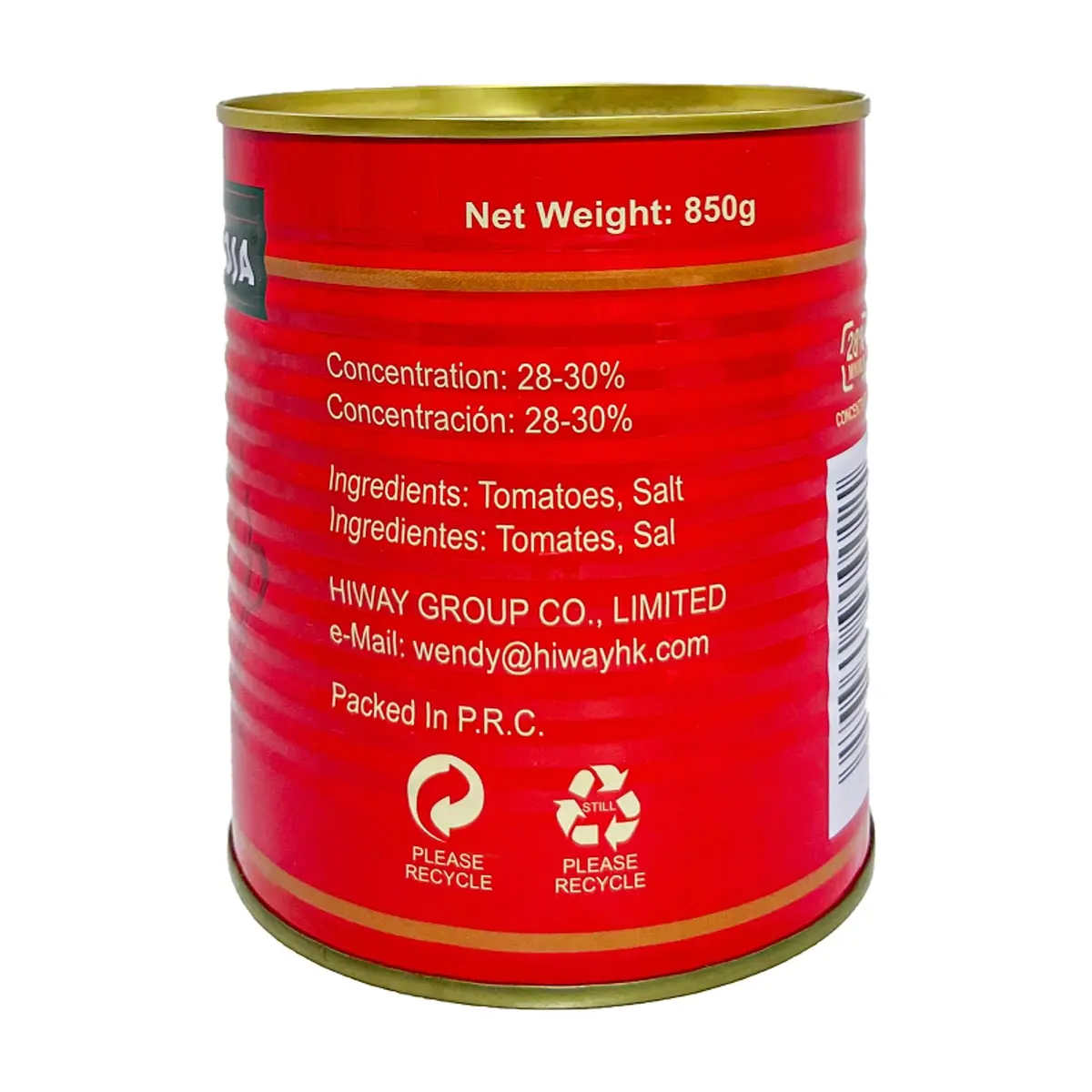 Pasta de tomate Mansana Roja (850 g / 1.87 lb) - Thumbnail 3