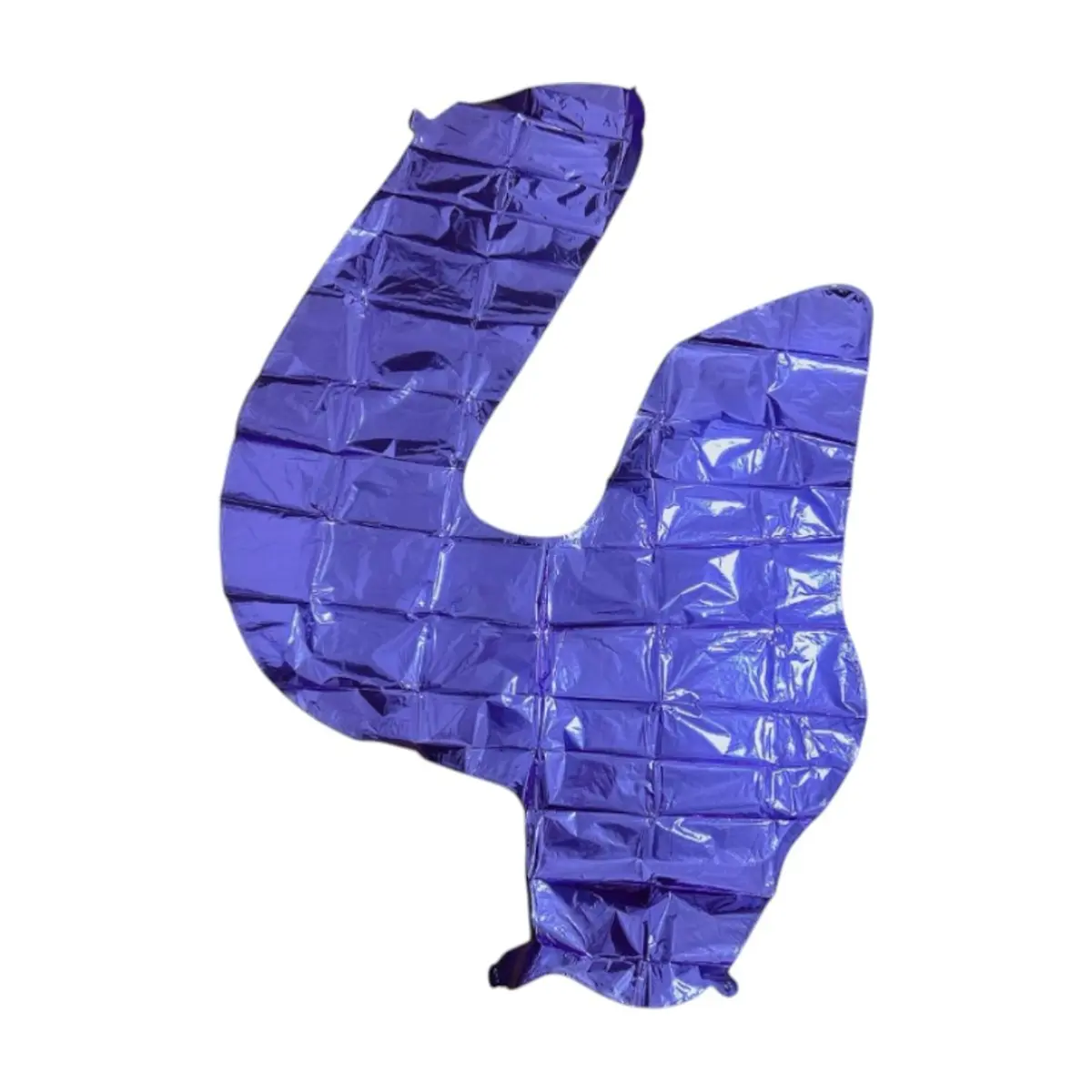 Globo morado número 4 de 32 pulgadas Balloon - Thumbnail 2