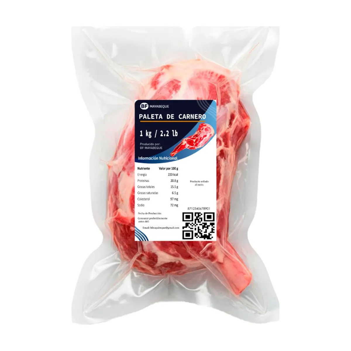 Paleta de carnero BF Mayabeque (1 kg / 2.2 lb) - Thumbnail 2