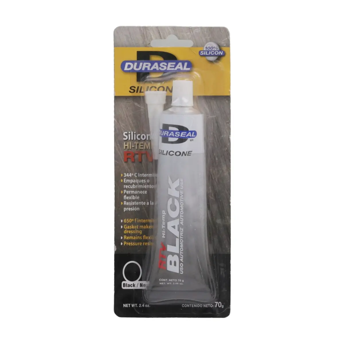 Silicona negra de alta temperatura Duraseal (70 g / 2.46 oz) - Thumbnail 3